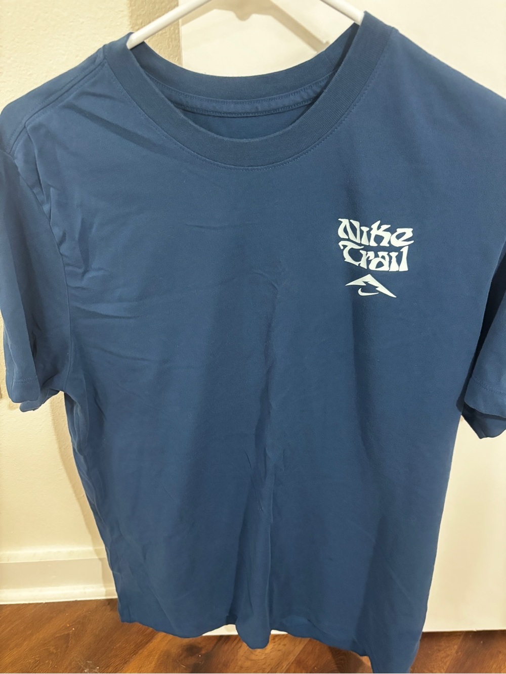 Nike Trail Dri-FIT Graphic Tee | Navy Blue, Men’s Medium